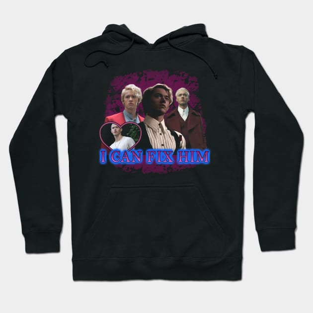 I Can Fix Him Hunger Games Coriolanus Snow Hoodie by miraimanda